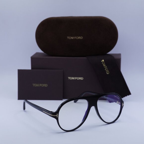 Final Price! Tom Ford FT5012-B 001 Black Eyeglasses 53mm